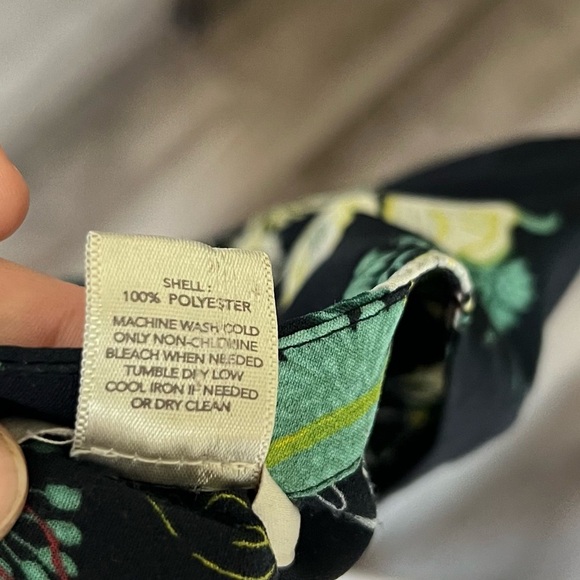 LOFT Outlet Floral Long Sleeve Dress - L - Picture 8 of 9